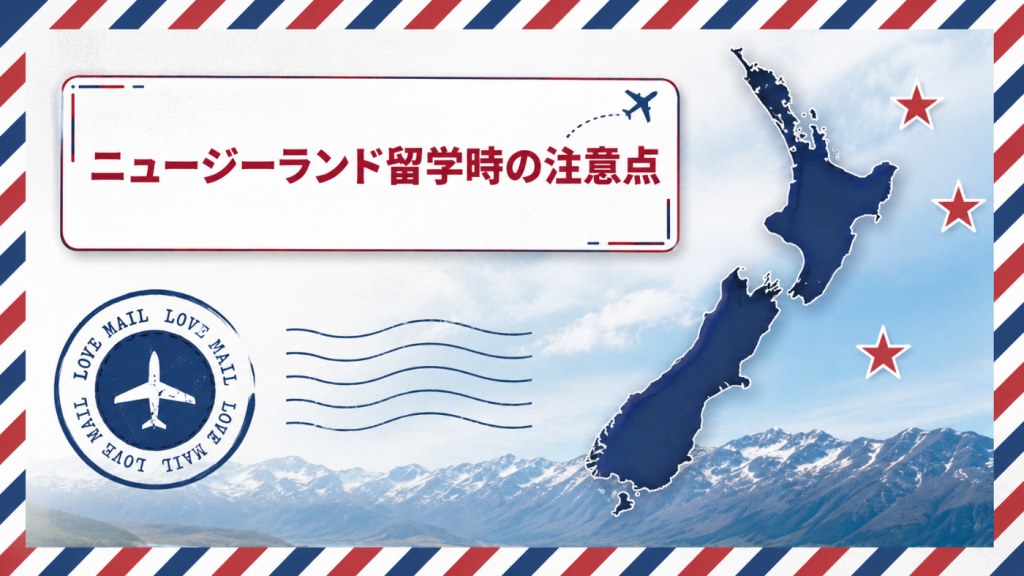 ニュージーランド留学時の注意点