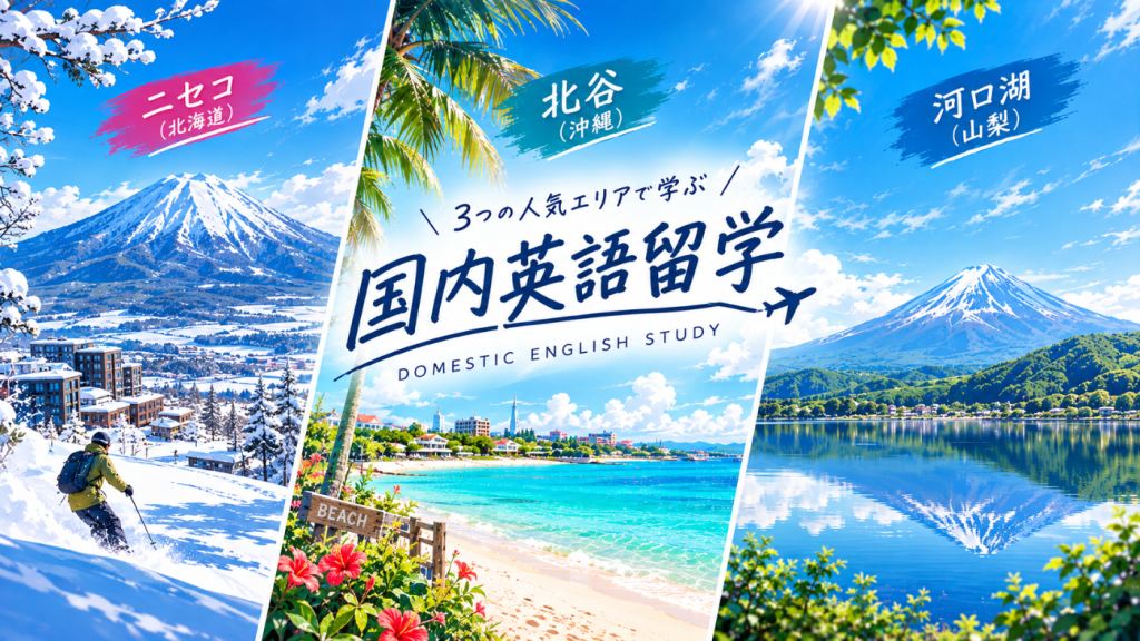 国内留学, 国内英語留学, 国内英語合宿, 英語留学 国内