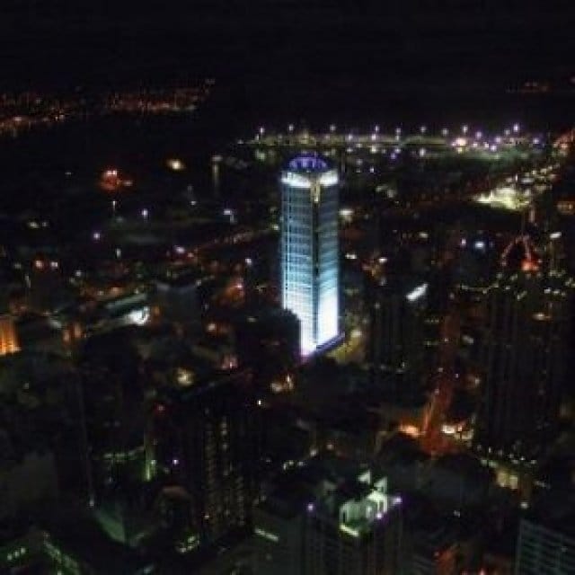 オークランドの夜景