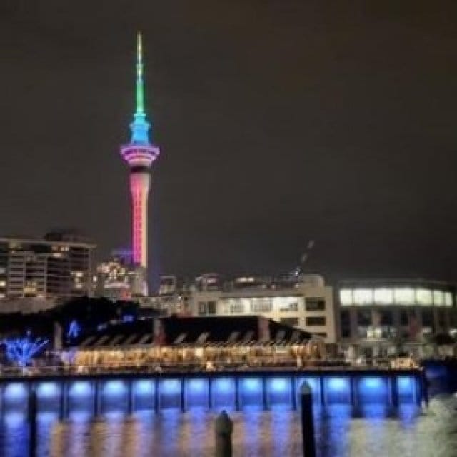 オークランドの夜景
