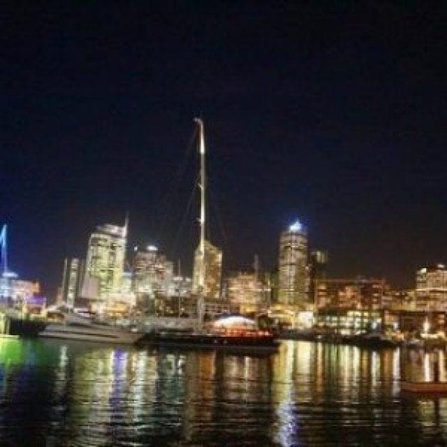 オークランドの夜景
