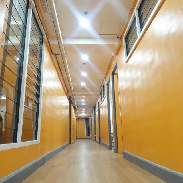 学生寮廊下