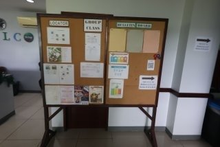 掲示板でさまざまな情報確認が可能