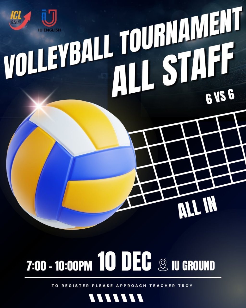 Volleyball Tournament All Staff