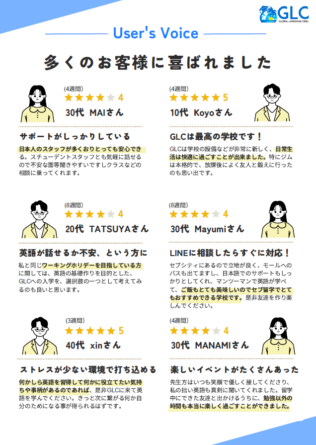 GLC体験談