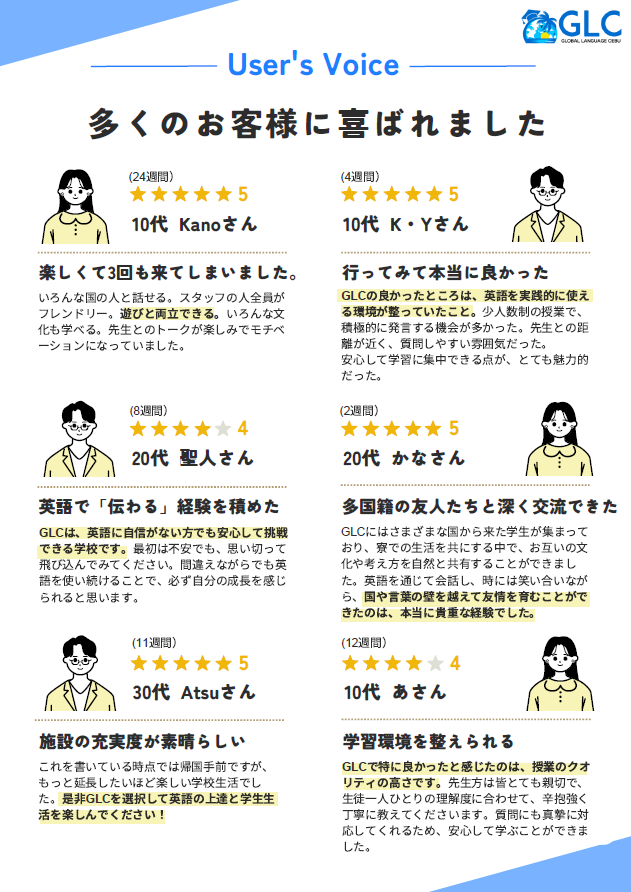 GLC体験談