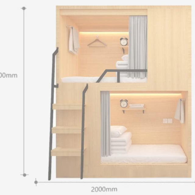 内部ホテル寮6人部屋