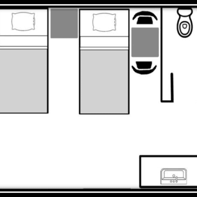 学生寮2人部屋A