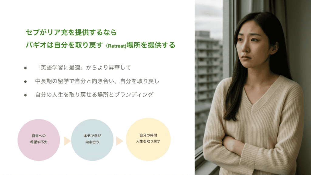 セブがリア充を提供するならバギオは自分を取り戻す（Retreat）場所を提供する